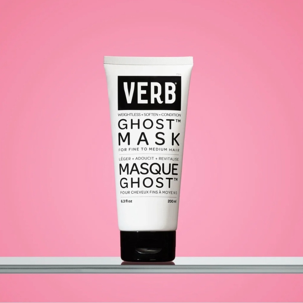 NWT, VERB, ghost mask, fine to medium hair, 200ml/ 6.3fl oz, softens, conditions